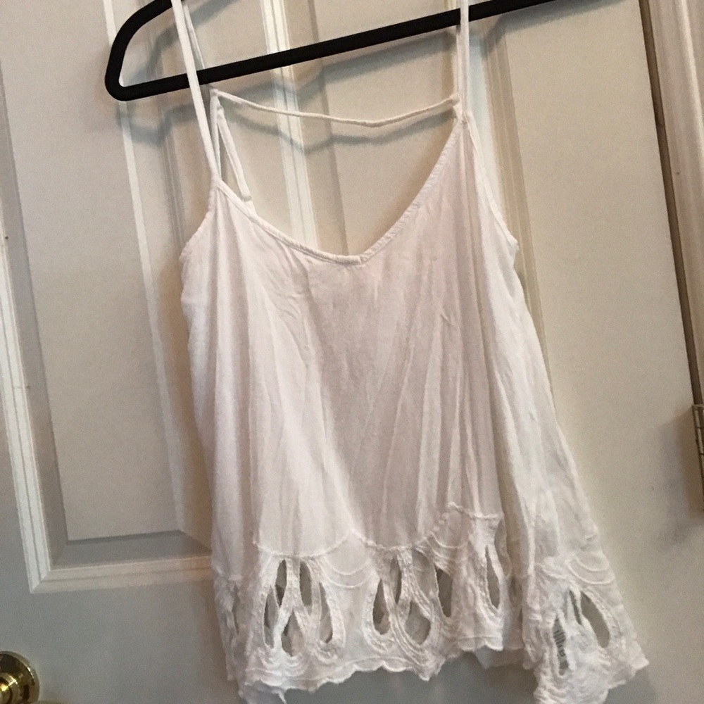 Volcom white tank top
